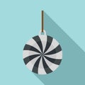 Relaxation pendulum icon, flat style