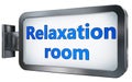 Relaxation room on billboard