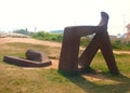 Relaxation Sculpture at Shankumugham Beach, Thiruvananthapuram, Kerala, India