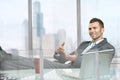 Relaxed businessman Royalty Free Stock Photo