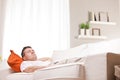Relaxed man having finally his time off Royalty Free Stock Photo
