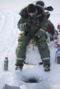 Scooterfishing on Svalbard