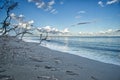 Relaxing afternoon walk on the coast Royalty Free Stock Photo