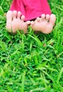 relaxing barefeet Royalty Free Stock Photo