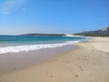 Relaxing beach in nature reserve