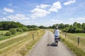 A relaxing bike ride through the beautiful Dutch landscape along the river Vecht