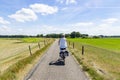 A relaxing bike ride through the beautiful scenery along the river Vecht