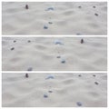 Relaxing collage Poster or Banner of Beach Baltic shore Dunes