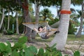 Relaxing in a Hammock Royalty Free Stock Photo