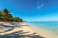 Relaxing holidays in tropical paradise. Mauritius island.