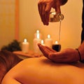 Relaxing massage. Concept for health, relaxation and beauty