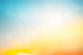 Relaxing outdoors vacation landscape concept: Abstract blurred sunlight beach colorful blurred bokeh background with retro effect Royalty Free Stock Photo