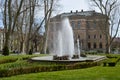 Relaxing park Zrinjevac in the Zagreb city center