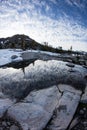 Relaxing Scenery in Sierra Nevada Mountains, California Royalty Free Stock Photo