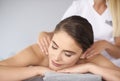 Relaxing at the spa salon Royalty Free Stock Photo
