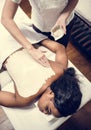 Relaxing spa salon therapy treatment