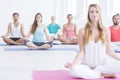 Relaxing yoga exercises