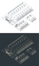 Relays isometric blueprints mini set