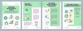 Release management purposes brochure template