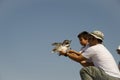 Releasing of a cory shearwater.