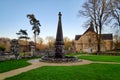 The fountain at the Abbey of Relec