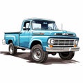 Reliable Pickup Truck in LongLasting and Affordable Price Royalty Free Stock Photo