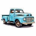 Reliable pickup truck photo Royalty Free Stock Photo