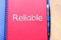 Reliable write on notebook