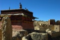 Relics of an Ancient Tibetan Castle Royalty Free Stock Photo