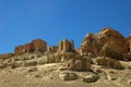 Relics of an Ancient Tibetan Castle Royalty Free Stock Photo