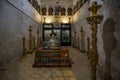 Relics display inside the Basilica of Saint Nicholas, Bari, Apulia in Italy Royalty Free Stock Photo