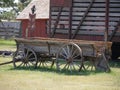 Relics of an old wagon cart