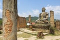 Relics of Wat Piyawat temple, Xiangkhouang province, Laos.