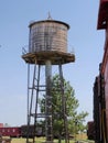 Relics of a water tank in an 1880s town in South Dakota