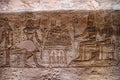 Relief of Ancient temple abu simbel - egypt Royalty Free Stock Photo