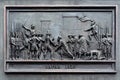 Relief on the base of the monument to Mikhail Vorontsov in Odesa, Ukraine.