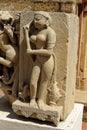 Relief carving of Nayika(female) in stone