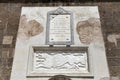 Relief in Church of Santa Maria Assunta in Positano, Naples, Italy Royalty Free Stock Photo