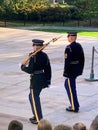 Relief commander and Sentinel at the Tomb of the Unknown Solider