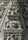 Cathedral Door Detail, Milan, Italy Royalty Free Stock Photo