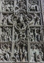 Cathedral Door Detail, Milan, Italy Royalty Free Stock Photo