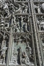 Cathedral Door Detail, Milan, Italy Royalty Free Stock Photo