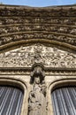 Relief of Last judgment on the main portal on the cathedral of O Royalty Free Stock Photo