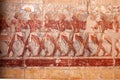 Relief of punt expedition in Hatshepsut Temple, Luxor, Egyptl