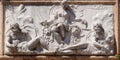 Relief representing Venice as Justice from the Loggetta by Jacopo Sansovino, under the Campanile di San Marco, Venice
