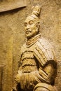 Relief Sculpture of world famous Terra Cotta Warrior in Xian