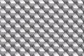 Relief of white geometric cubes Royalty Free Stock Photo