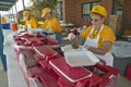 Relief workers from Red Cross