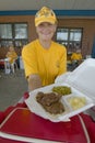 Relief workers from Red Cross