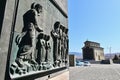 Reliefs at the Chronicle of Georgia or Historical Memorial of Georgia